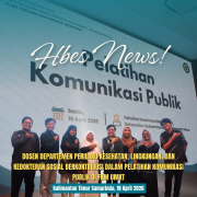 Dosen Departemen Perilaku Kesehatan, Lingkungan, dan Kedokteran Sosial Berkontribusi dalam Pelatihan Komunikasi Publik di FKM UMKT